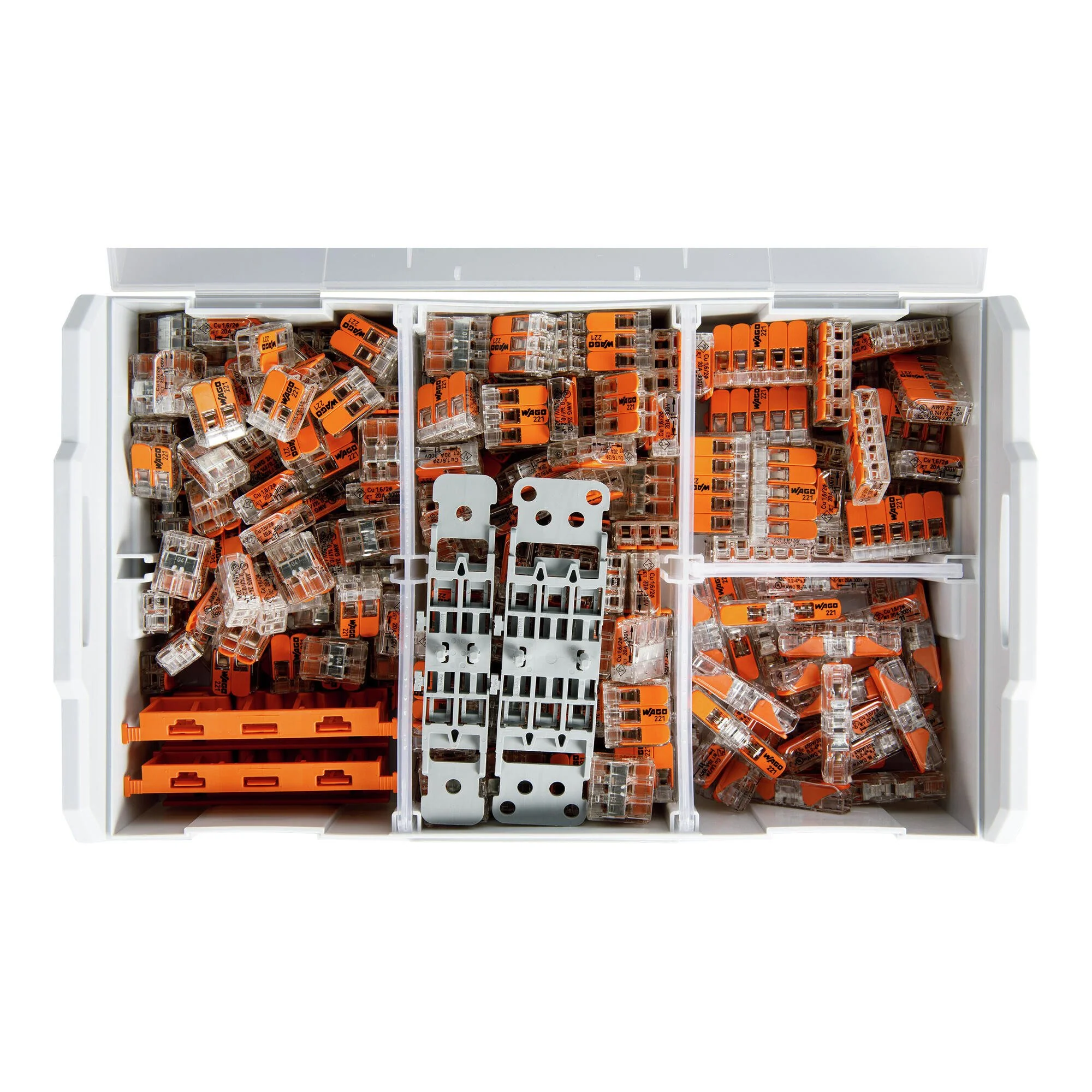 WAGO L-BOXX® Mini Serie 221 – Valigetta Kit 259 Morsetti a Leva per Cablaggi Professionali - Image 2