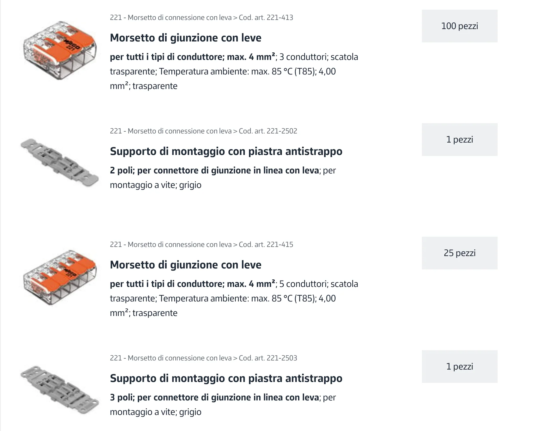 WAGO L-BOXX® Mini Serie 221 – Valigetta Kit 259 Morsetti a Leva per Cablaggi Professionali - Image 3