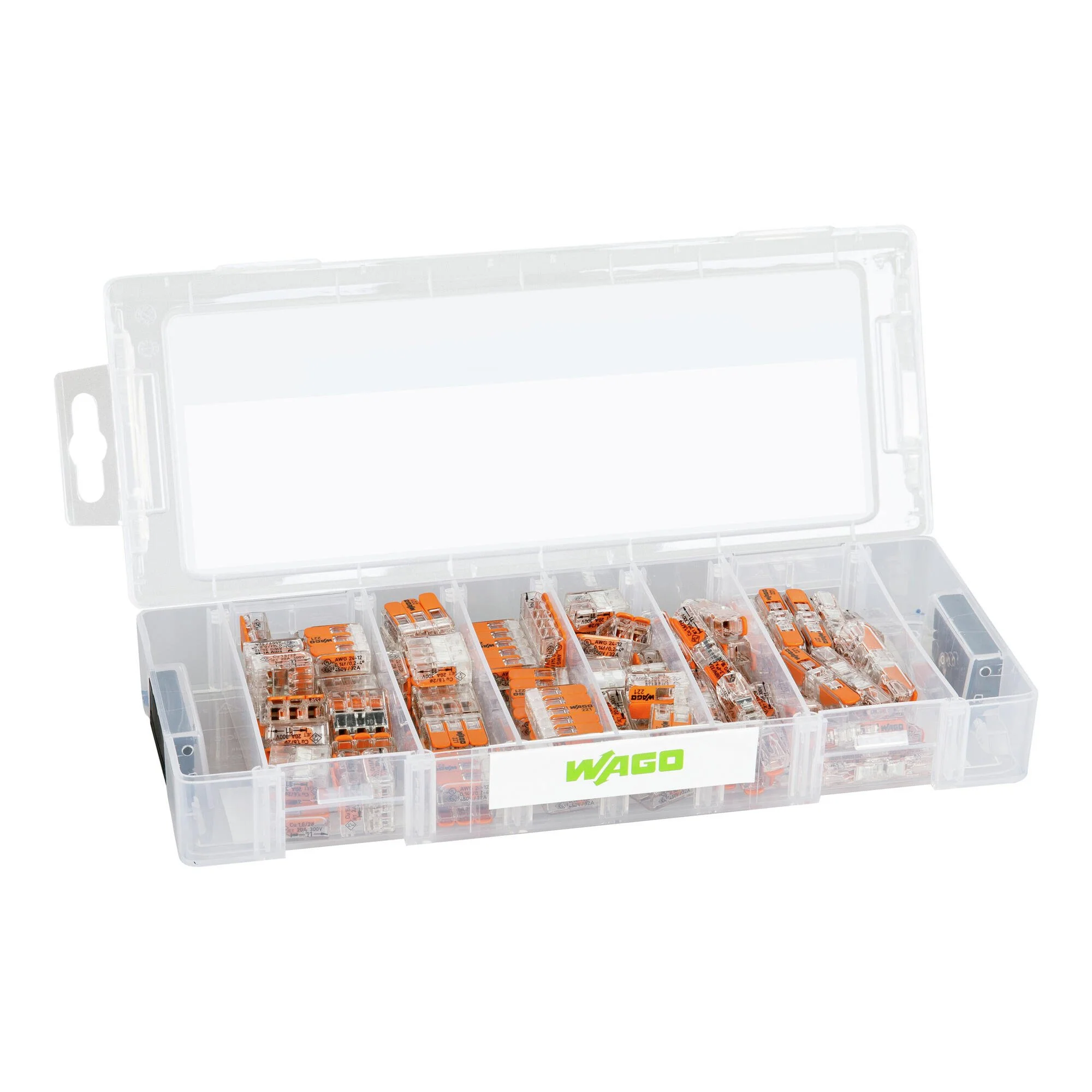 WAGO L-BOXX® Micro Serie 221 – Valigetta Compatta con 97 Morsetti Serie 221 per Giunzioni Elettriche Sicure - Image 2