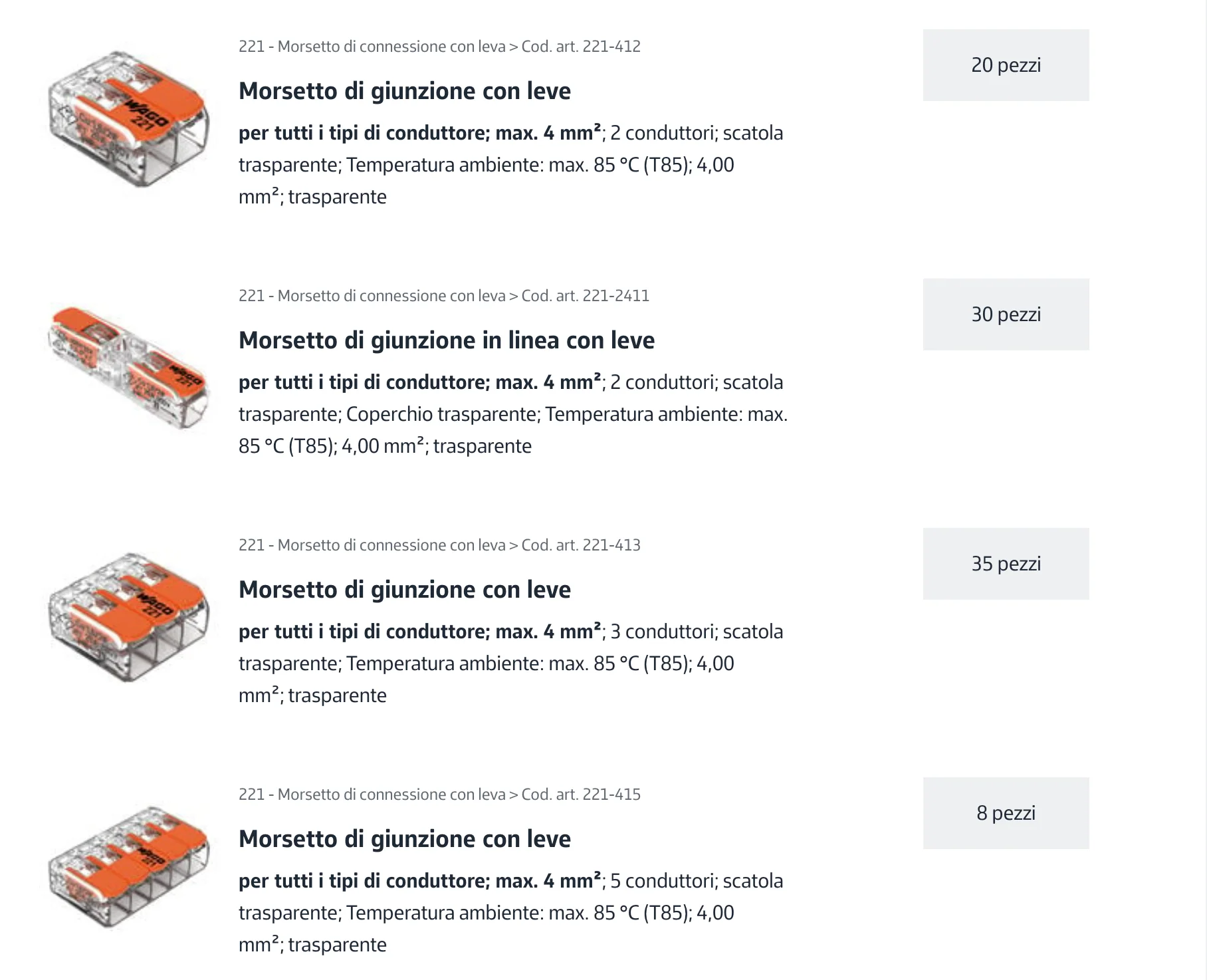 WAGO L-BOXX® Micro Serie 221 – Valigetta Compatta con 97 Morsetti Serie 221 per Giunzioni Elettriche Sicure - Image 3