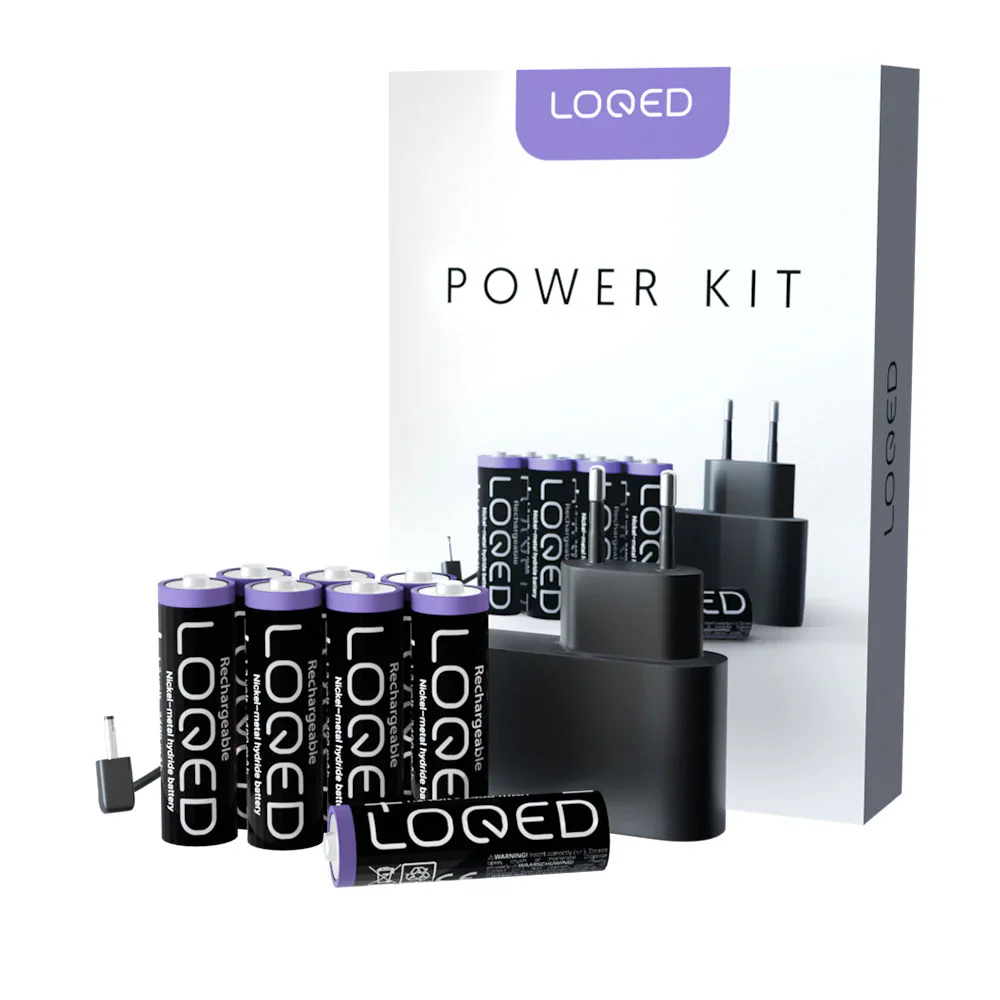 LOQED Power Kit – Alimentatore con batterie ricaricabili per LOQED Touch Smart Lock - Image 6