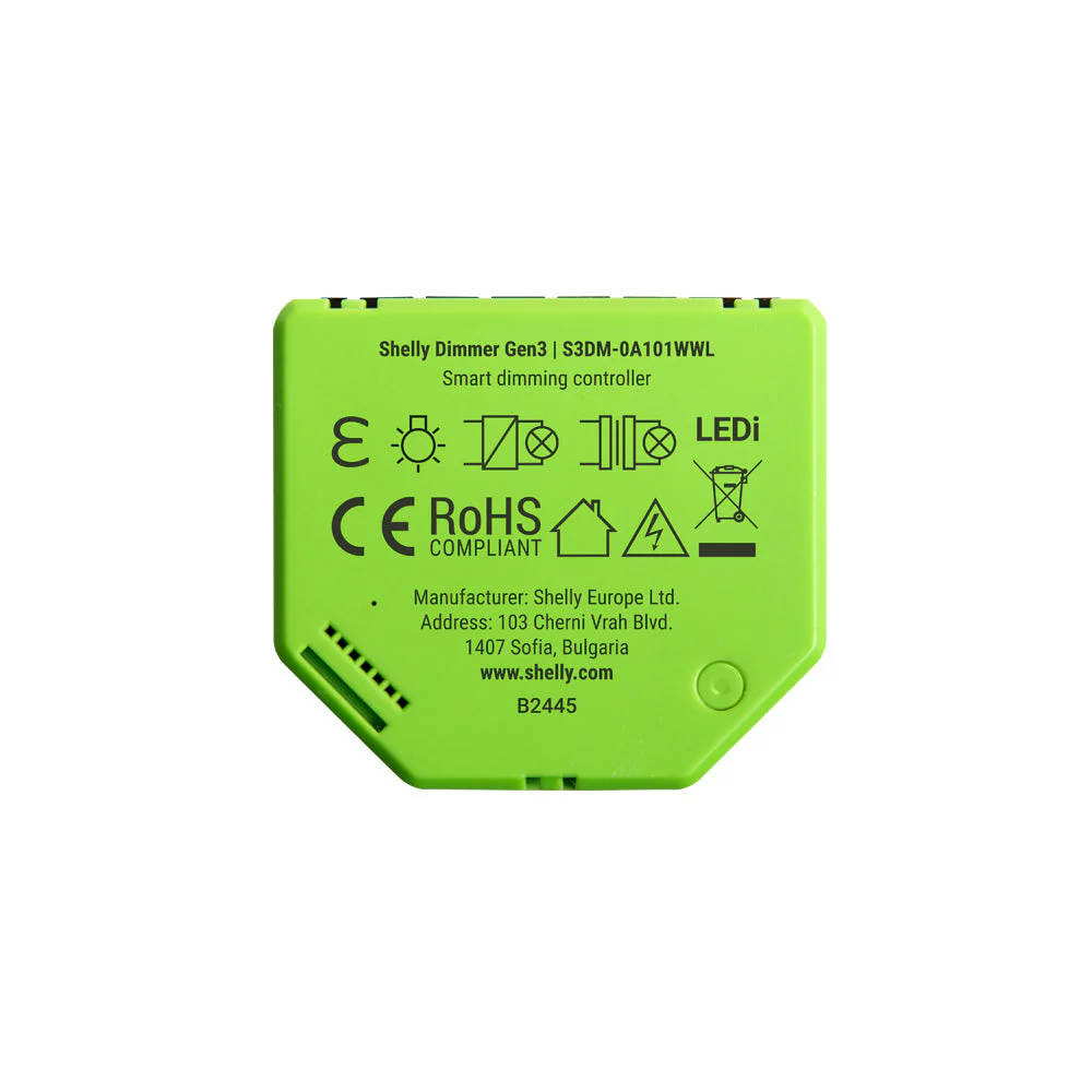 Shelly Dimmer Gen3 Kit con Bypass per Luci LED a Bassa Potenza - Image 4