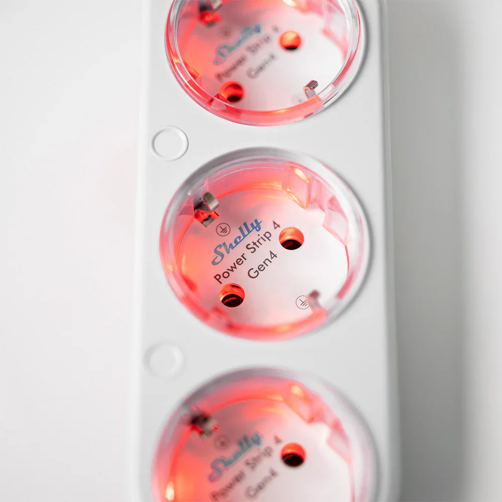 Shelly Power Strip 4 Gen4 - Ciabatta smart con 4 prese indipendenti, monitoraggio consumi e supporto Matter - Image 11