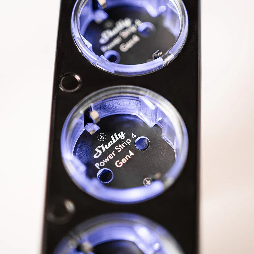 Shelly Power Strip 4 Gen4 - Ciabatta smart con 4 prese indipendenti, monitoraggio consumi e supporto Matter - Image 4