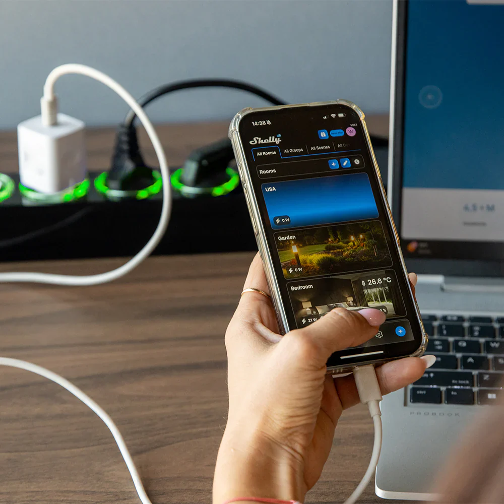 Shelly Power Strip 4 Gen4 - Ciabatta smart con 4 prese indipendenti, monitoraggio consumi e supporto Matter - Image 6