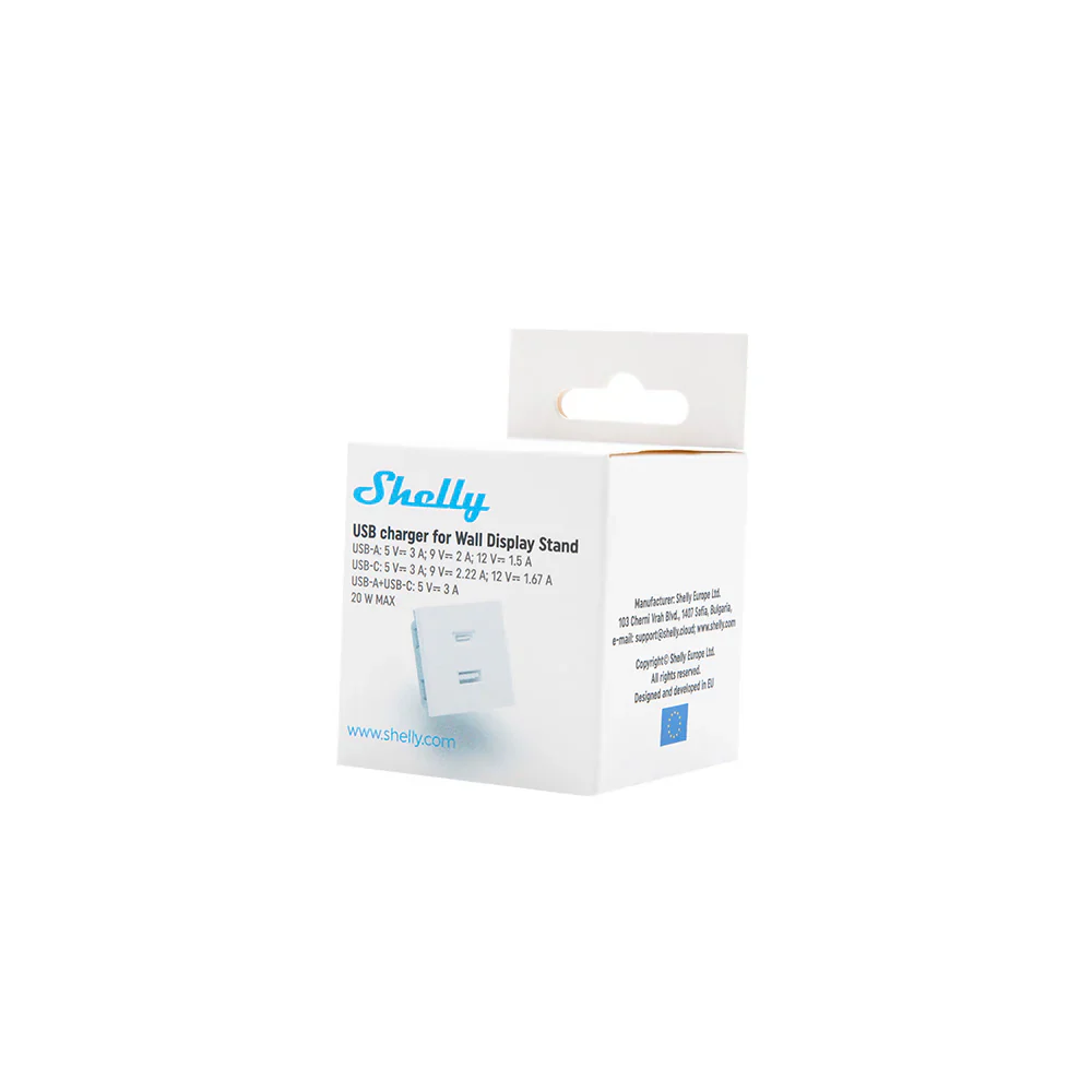 Shelly USB charger for Wall Display Stand - Image 10