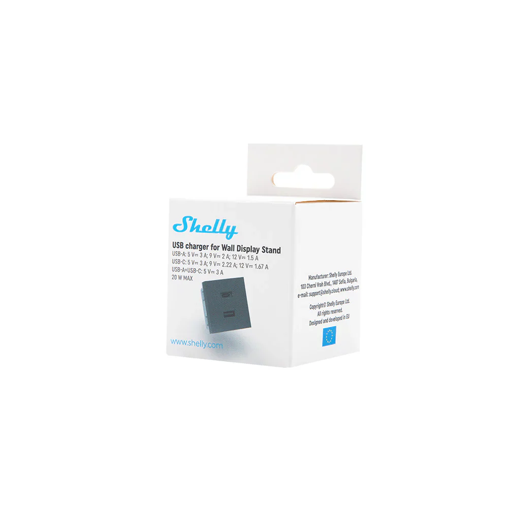 Shelly USB charger for Wall Display Stand - Image 7
