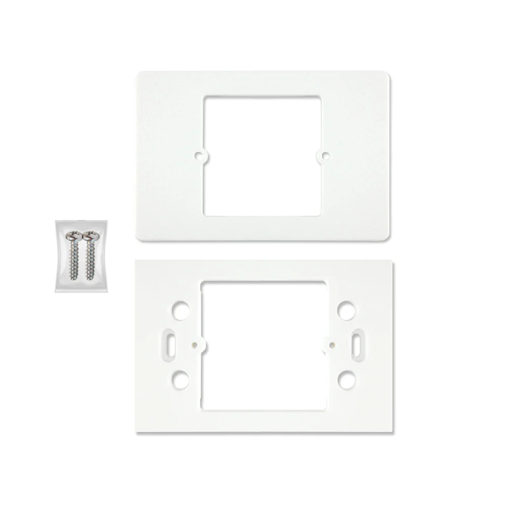 Shelly Wall Display - BLU H&T + Placca Adattatore 503 – 502 Universale per Termostati e Dispositivi Smart - Image 14