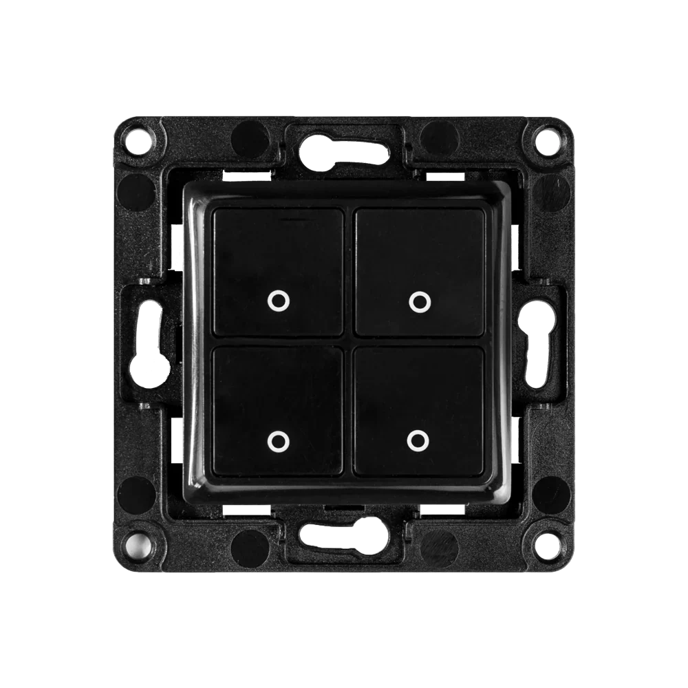 Shelly Wall Switch – Interruttore da parete con 1, 2 o 4 pulsanti - Colore Nero - Image 3
