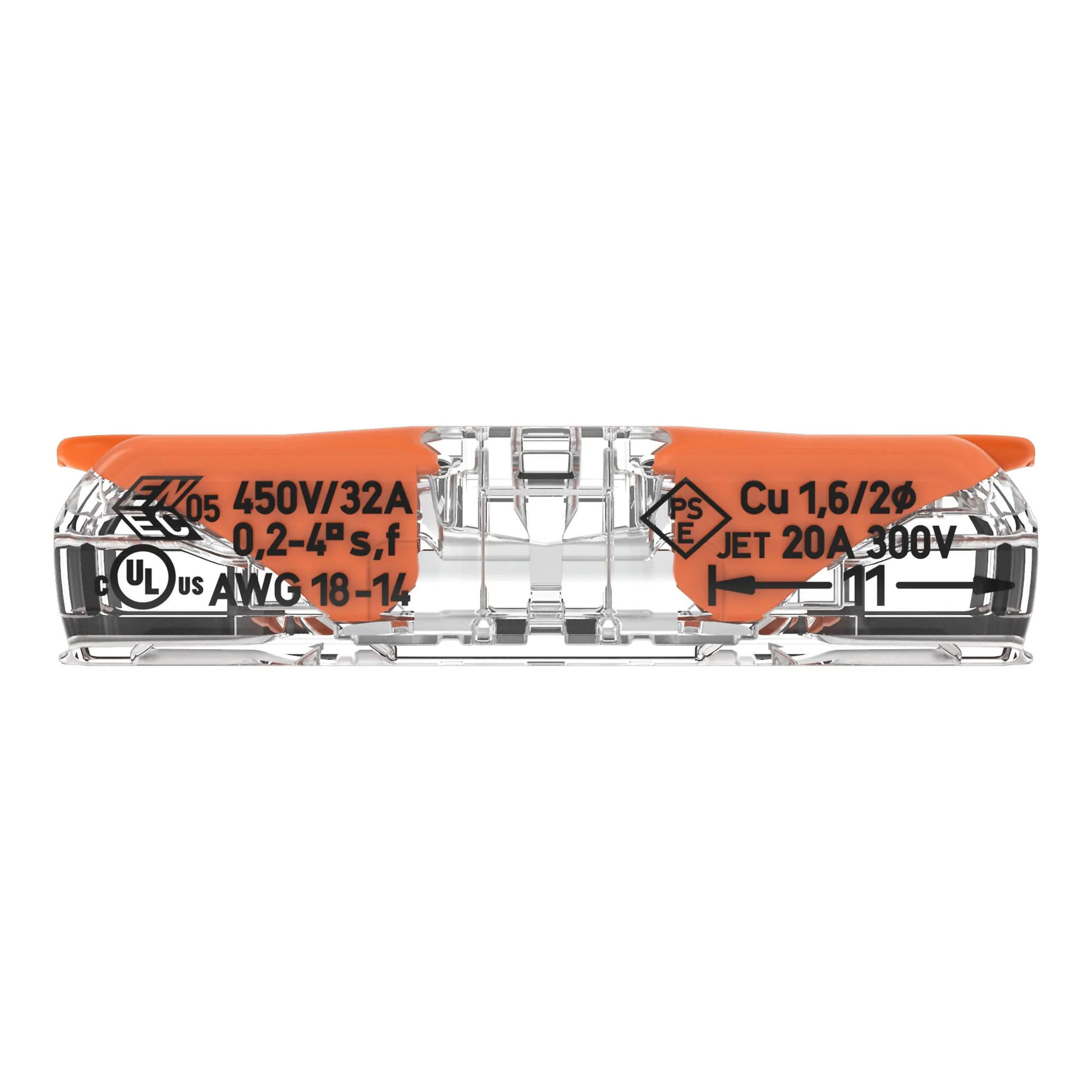 Wago 221-2411 (Conf. 60 pz) - Morsetto di giunzione in linea con leve - Image 3