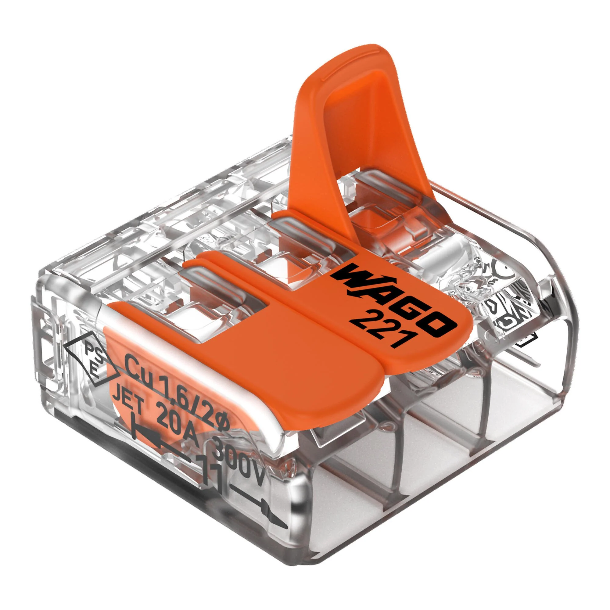Wago 221-413 (Conf. 50 pz) - Morsetto di giunzione con leve - Image 4